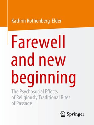 cover image of Farewell and new beginning
